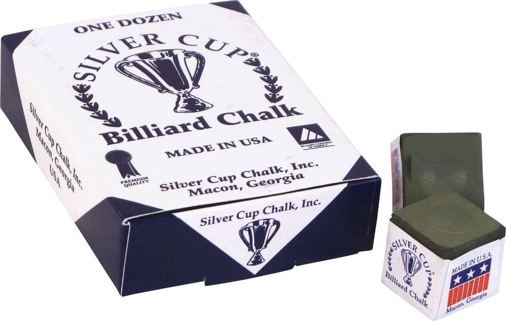 Silver Cup Cue Tip Chalk - Show Me Billiards