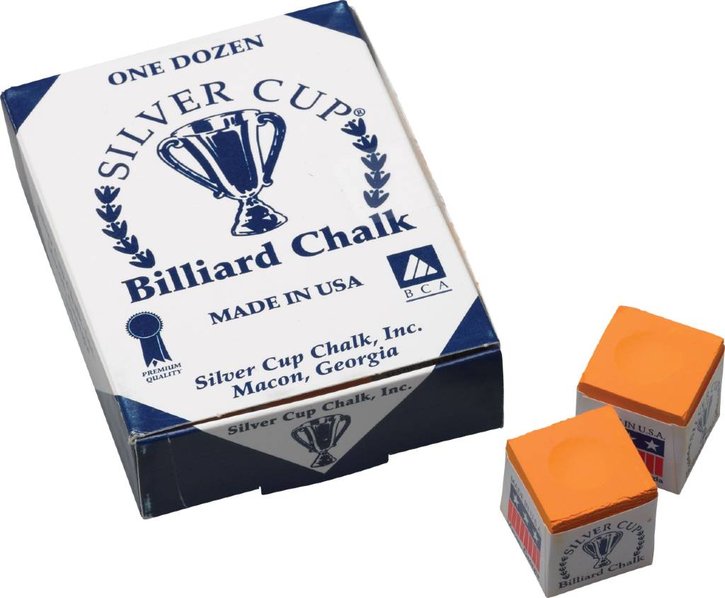 Silver Cup Cue Tip Chalk - Show Me Billiards