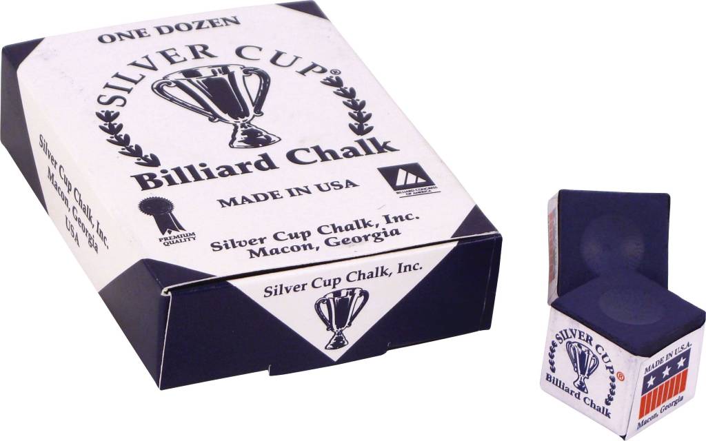 Silver Cup Cue Tip Chalk - Show Me Billiards