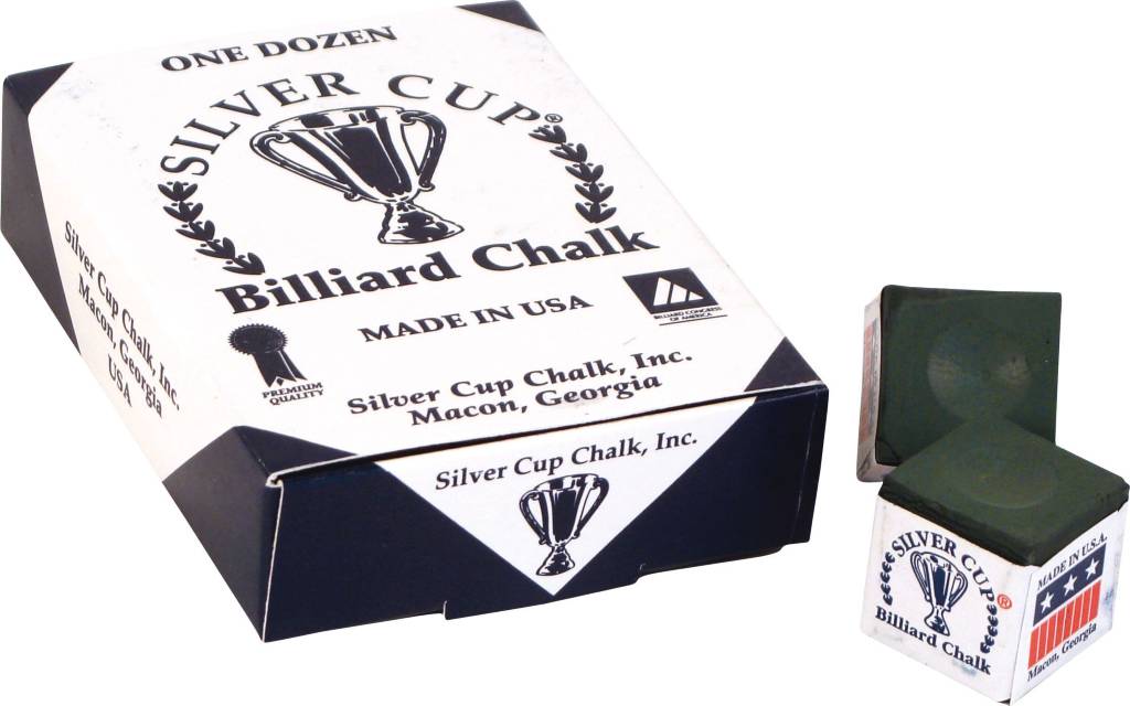 Silver Cup Cue Tip Chalk - Show Me Billiards