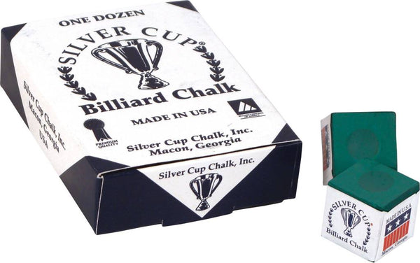 Silver Cup Cue Tip Chalk - Show Me Billiards