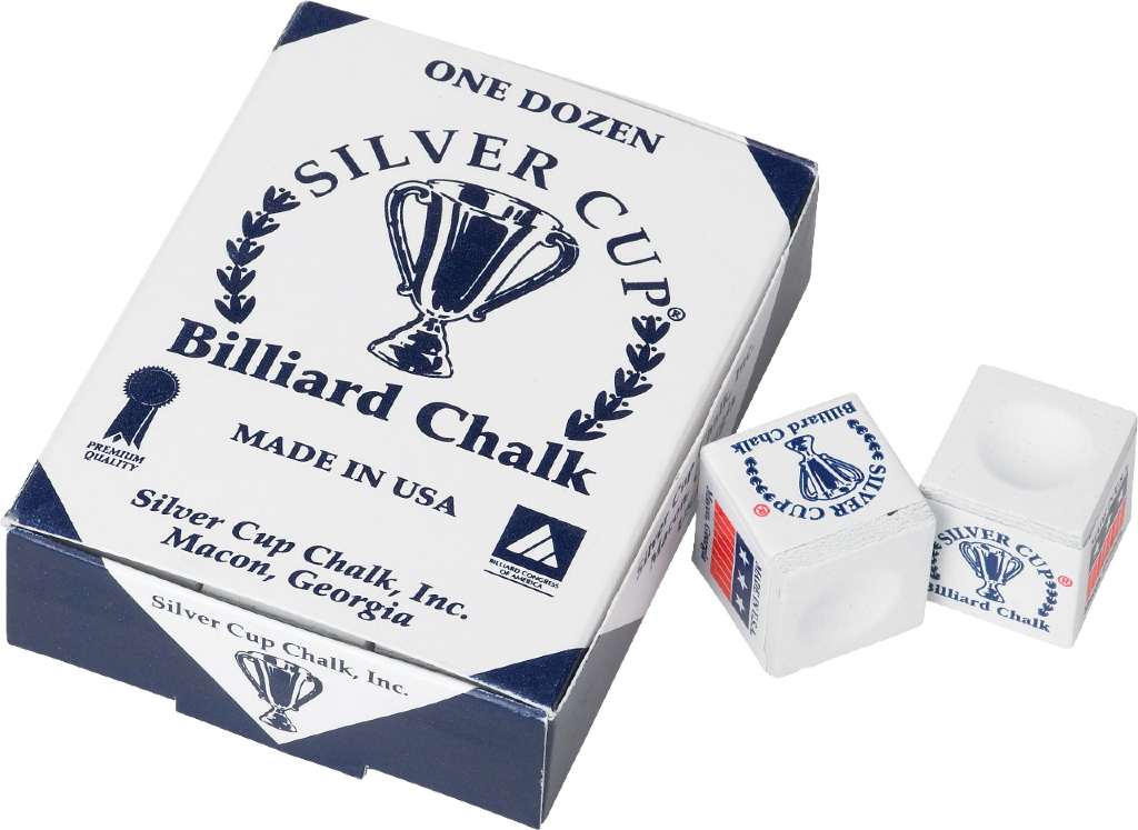 Silver Cup Cue Tip Chalk - Show Me Billiards