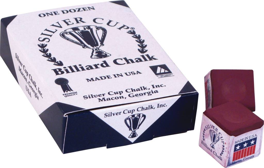 Silver Cup Cue Tip Chalk - Show Me Billiards